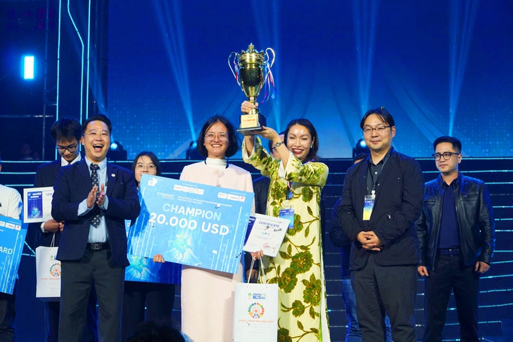 National innovation startup talent search competition announces winners at TECHFEST Vietnam 2025- Ảnh 1.