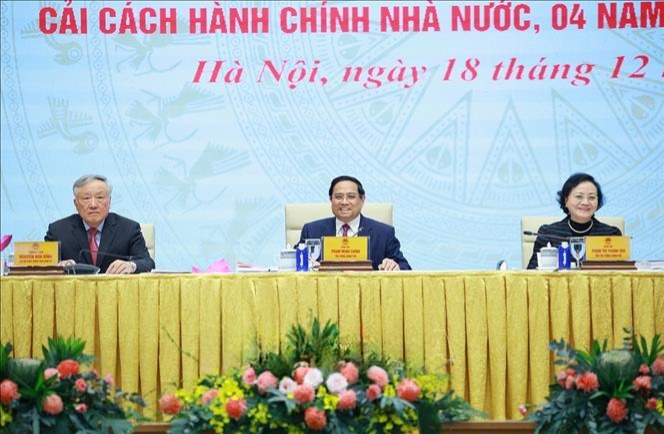 Hội nghị triển khai Nghị quyết 57-NQ/TW, cải cách hành chính và Đề án 06: Quyết tâm hành động vì phát triển nhanh và bền vững- Ảnh 1.