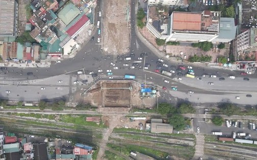 Điều chỉnh tổ chức giao thông nút Giải Phóng - Kim Đồng từ ngày 25/12