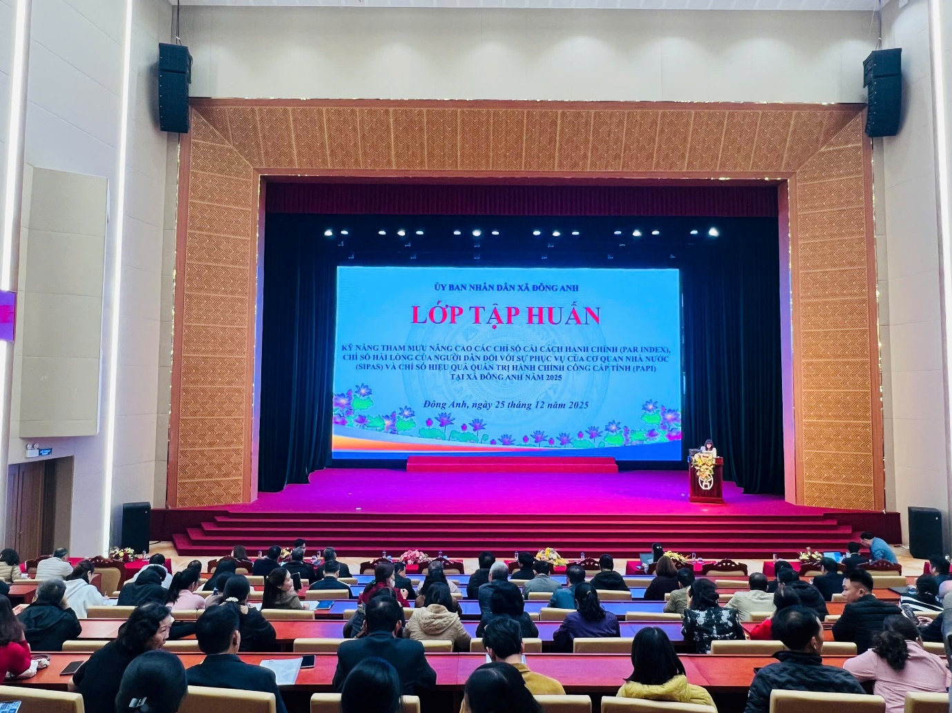 Xã Đông Anh tổ chức hội nghị tập huấn công tác cải cách hành chính năm 2025.- Ảnh 1.