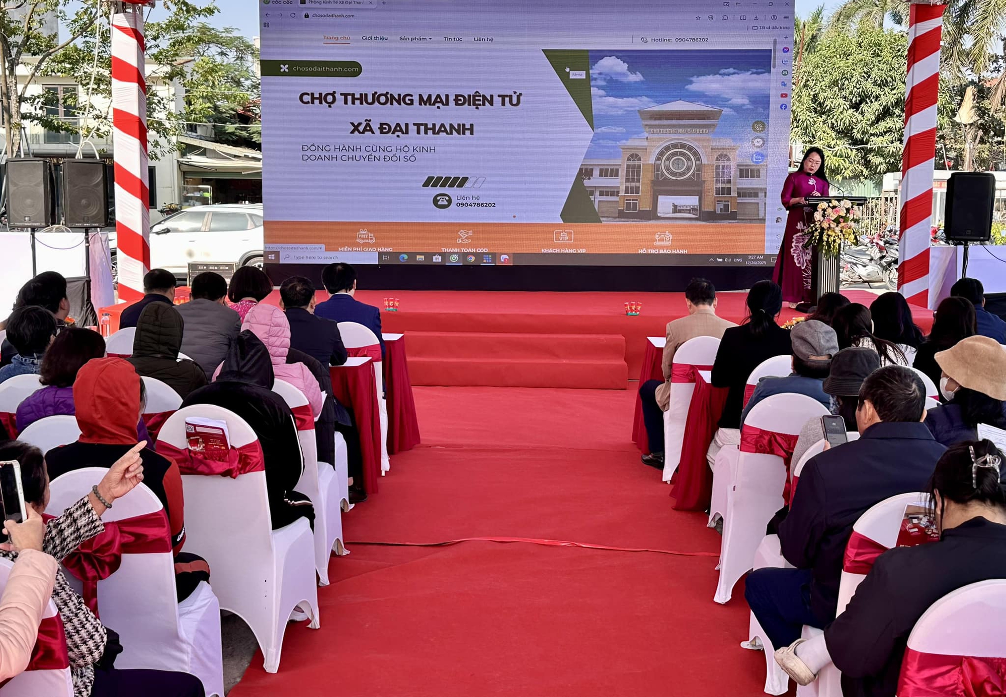 Xã Đại Thanh khai trương mô hình “Chợ số - nông thôn số” điểm sáng trong công tác chuyển đổi số, thúc đẩy phát triển thương mại điện tử ở cơ sở- Ảnh 3.