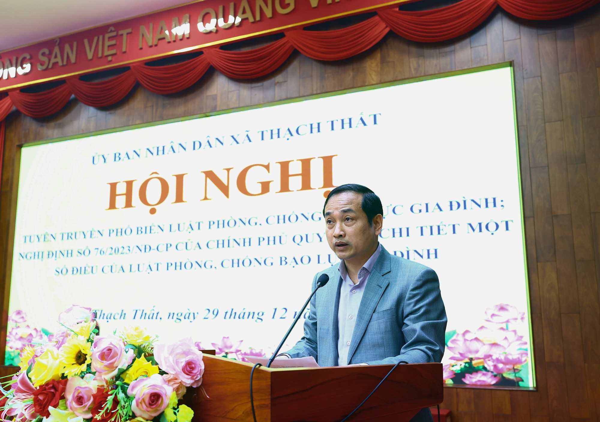 Xã Thạch Thất đẩy mạnh tuyên truyền Luật Phòng, chống bạo lực gia đình- Ảnh 1.