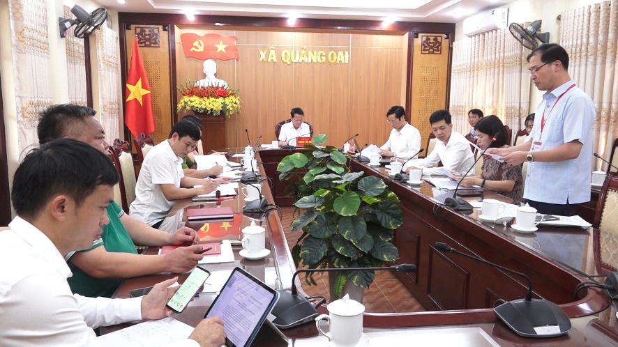 Xã Quảng Oai thay đổi cách làm việc của bộ máy trong môi trường số- Ảnh 1.