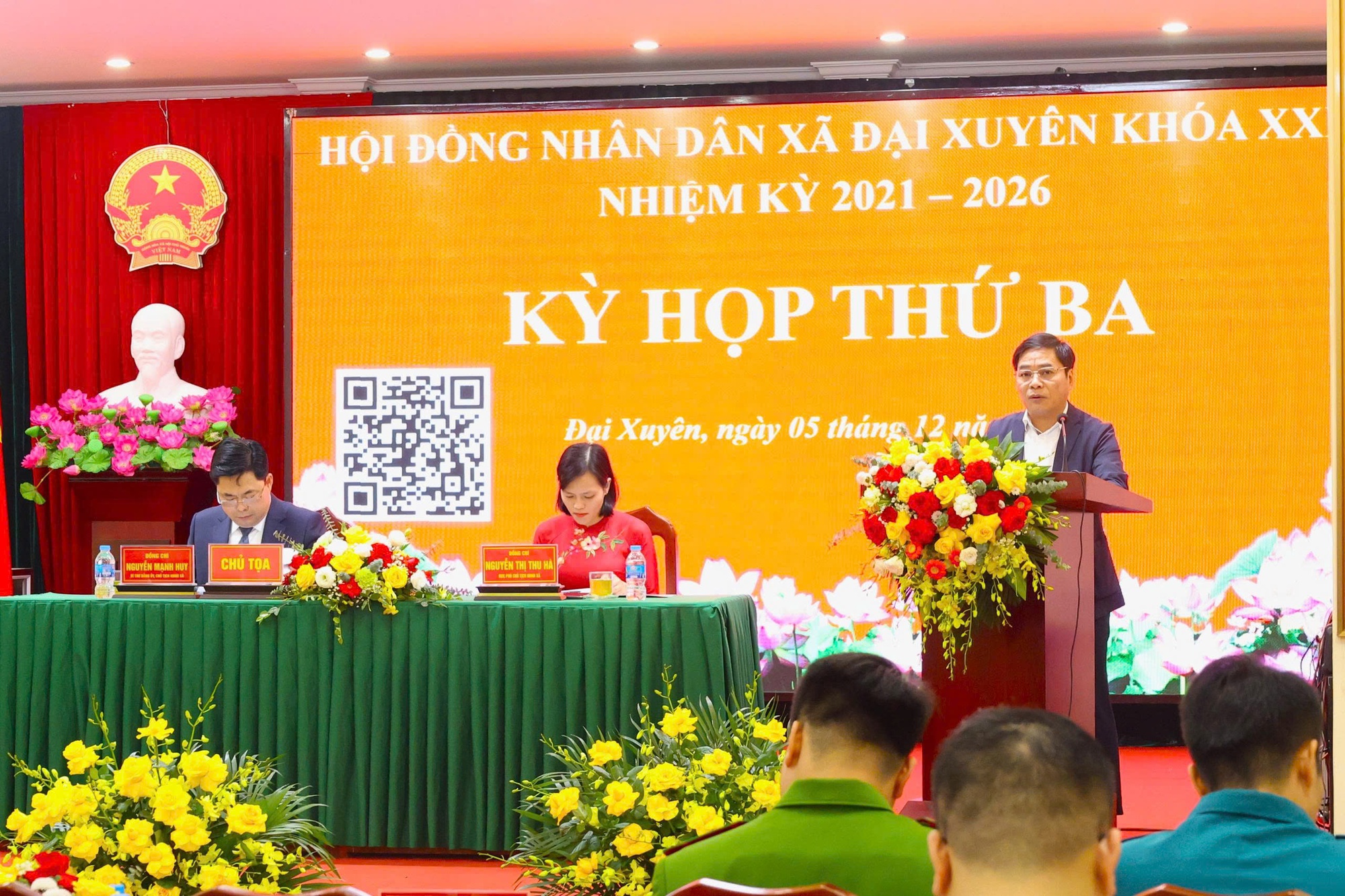 HĐND xã Đại Xuyên biểu quyết thông qua 8 dự thảo nghị quyết quan trọng- Ảnh 5.
