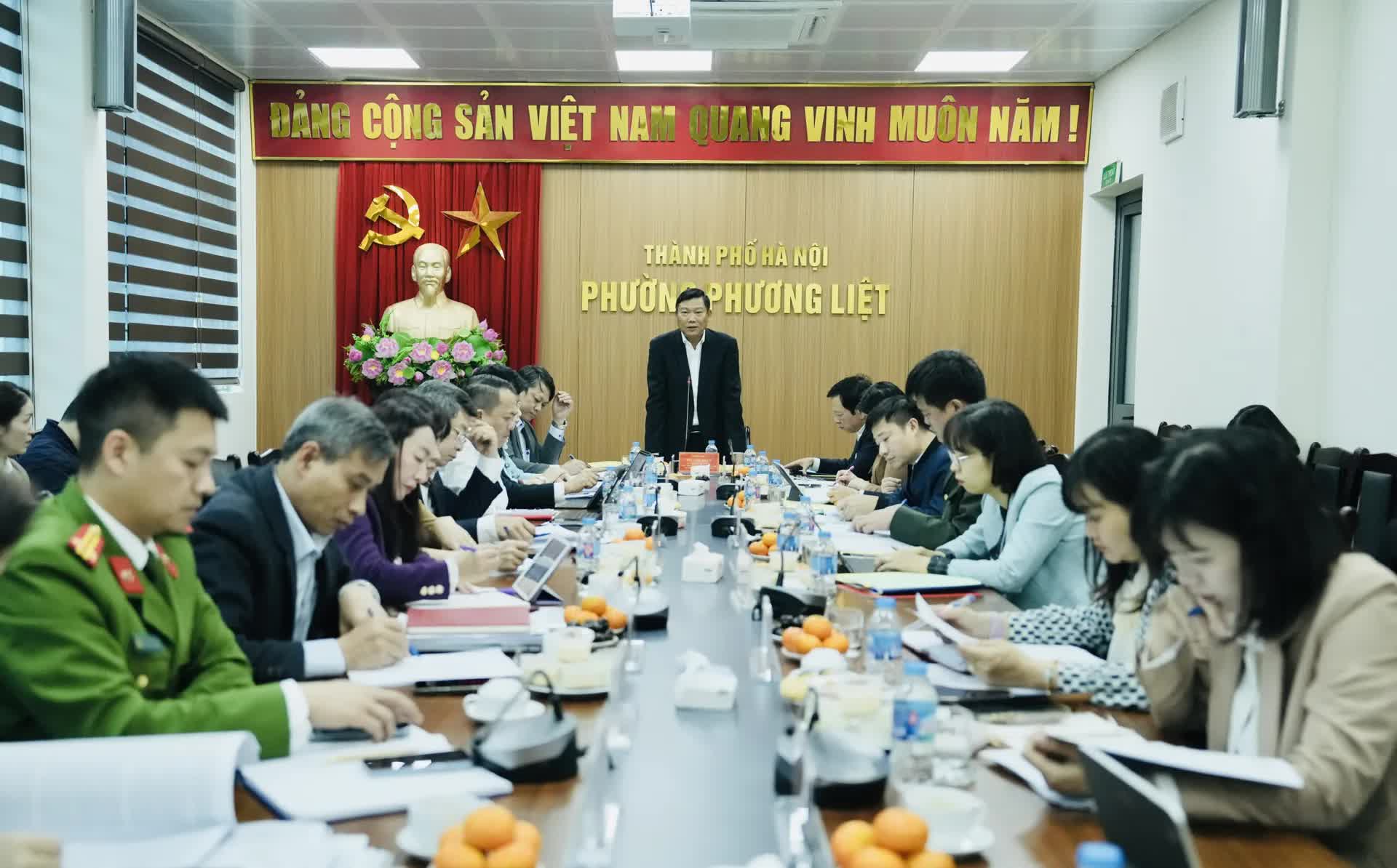 Phường Phương Liệt tập trung thực hiện các vấn đề trật tự đô thị, xây dựng, vệ sinh an toàn thực phẩm- Ảnh 1.