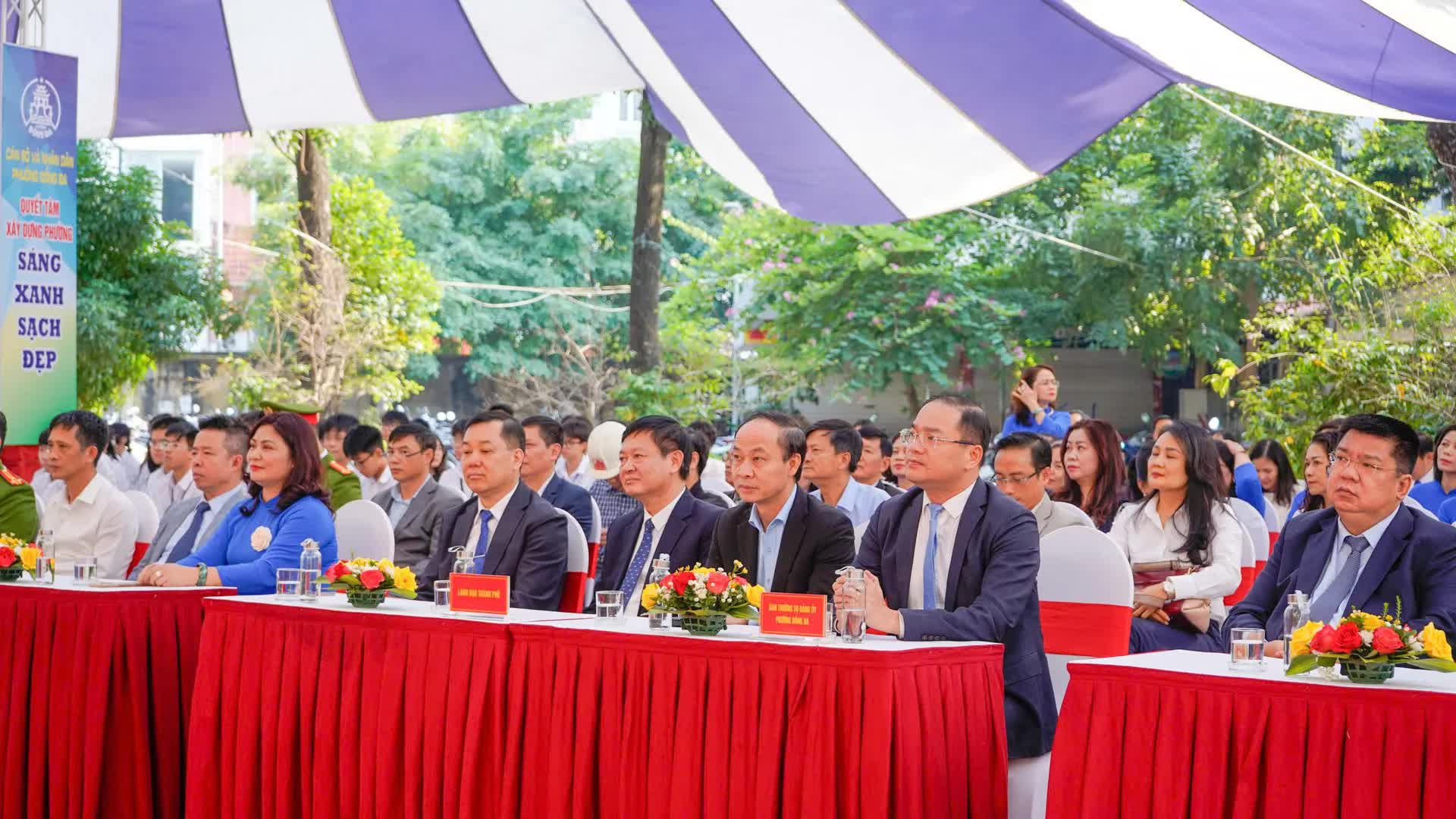 Phường Đống Đa khởi công xây dựng công trình Trường THPT Lê Quý Đôn- Ảnh 1.