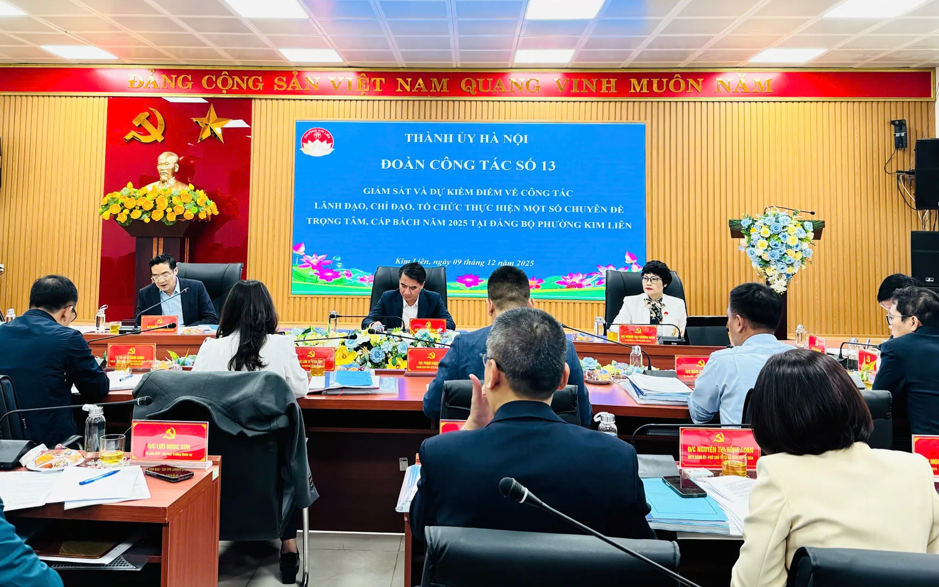 Quang cảnh buổi giám sát.