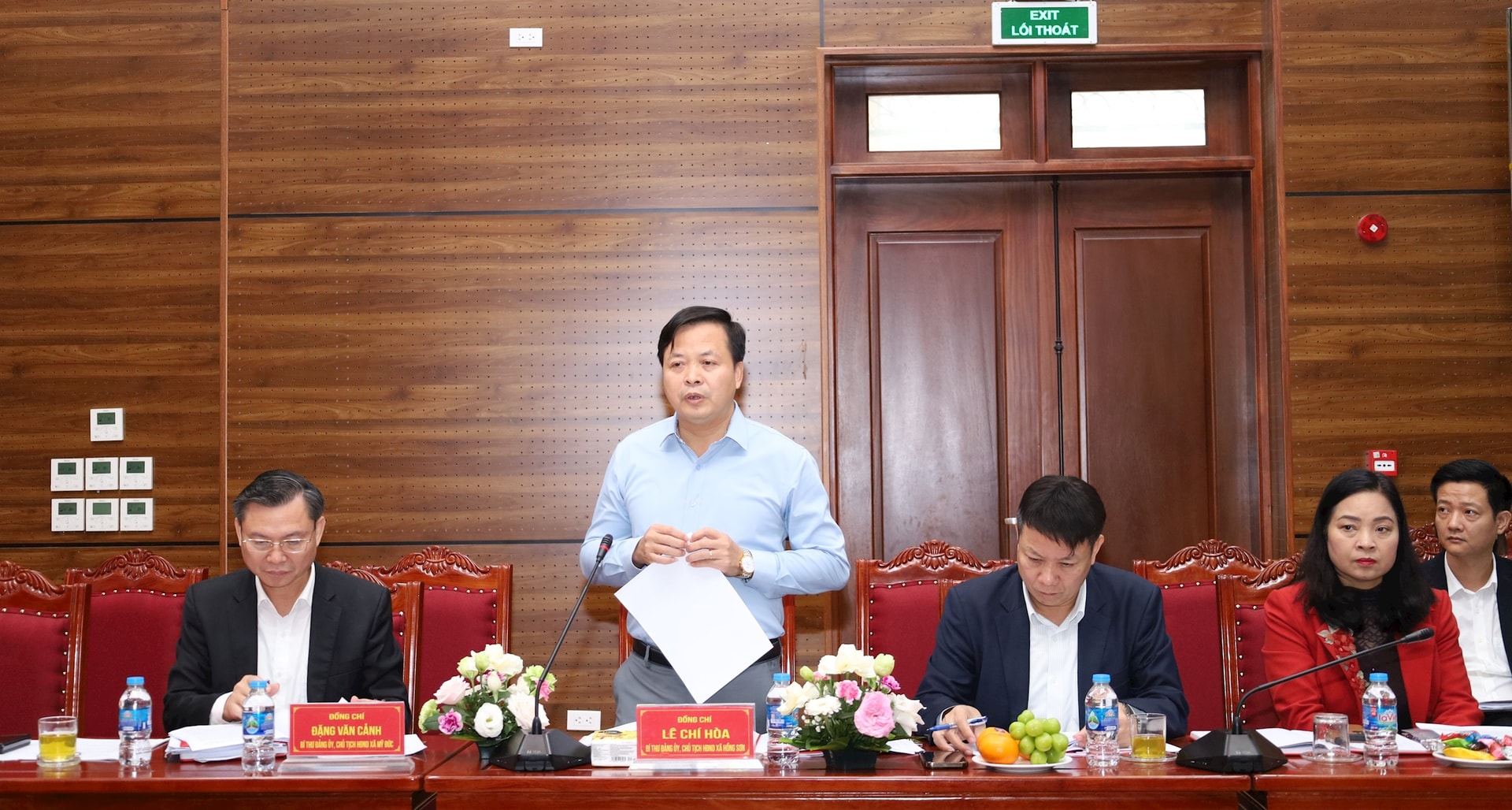 Xã Mỹ Đức và Hồng Sơn vận hành chính quyền địa phương hai cấp thông suốt- Ảnh 1.