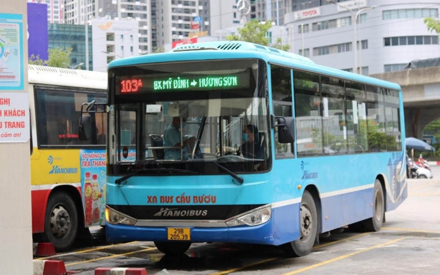 Tuyến buýt số 103A Bến xe Mỹ Đình - Hương Sơn