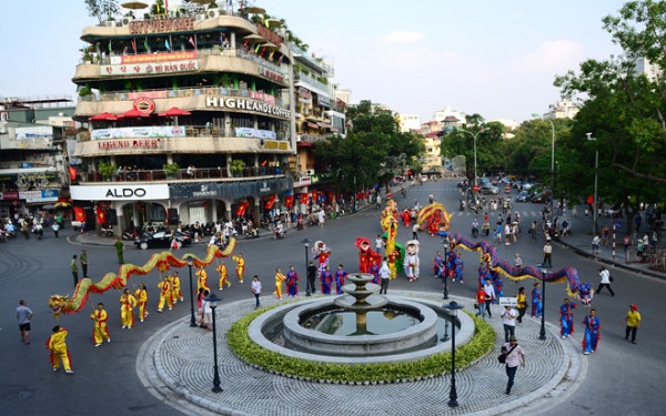 Khu vực Quảng trường Đông Kinh - Nghĩa Thục (Ảnh minh họa)