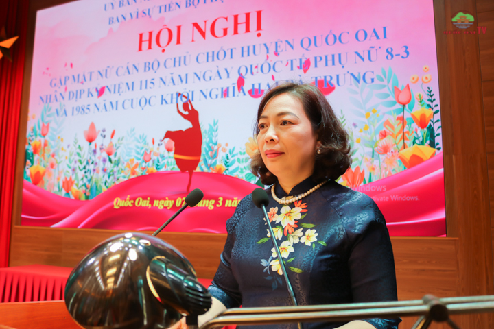 Phụ nữ huyện Quốc Oai phát huy truyền thống “Anh hùng - Bất khuất - Trung hậu -  Đảm đang”- Ảnh 3.