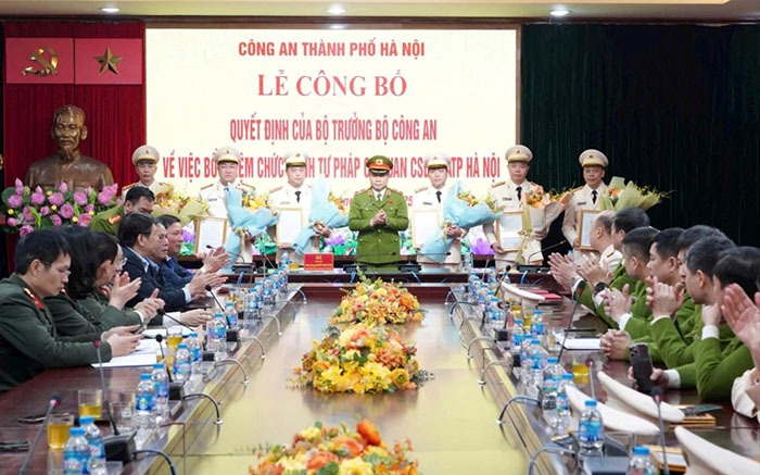 Bổ nhiệm các đồng chí Phó Thủ trưởng Cơ quan Cảnh sát điều tra