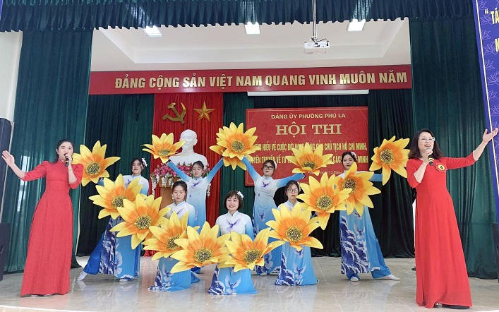 Đảng ủy phường Phú La, quận Hà Đông tổ chức Hội thi tìm hiểu về cuộc đời và sự nghiệp của Chủ tịch Hồ Chí Minh