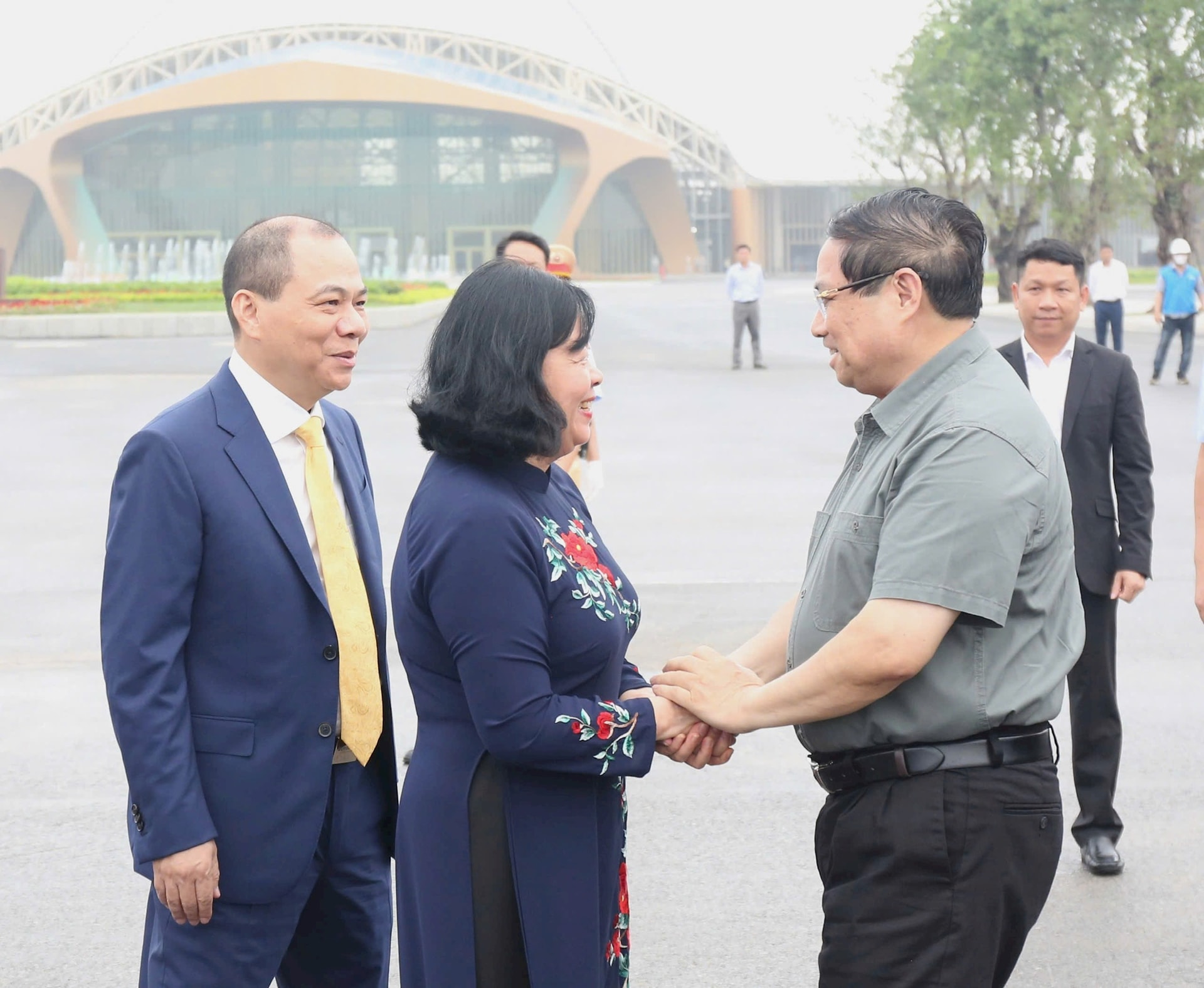 Thủ tướng Phạm Minh Chính phát lệnh khởi công cầu Tứ Liên, yêu cầu hoàn thành trong 24 tháng- Ảnh 1.