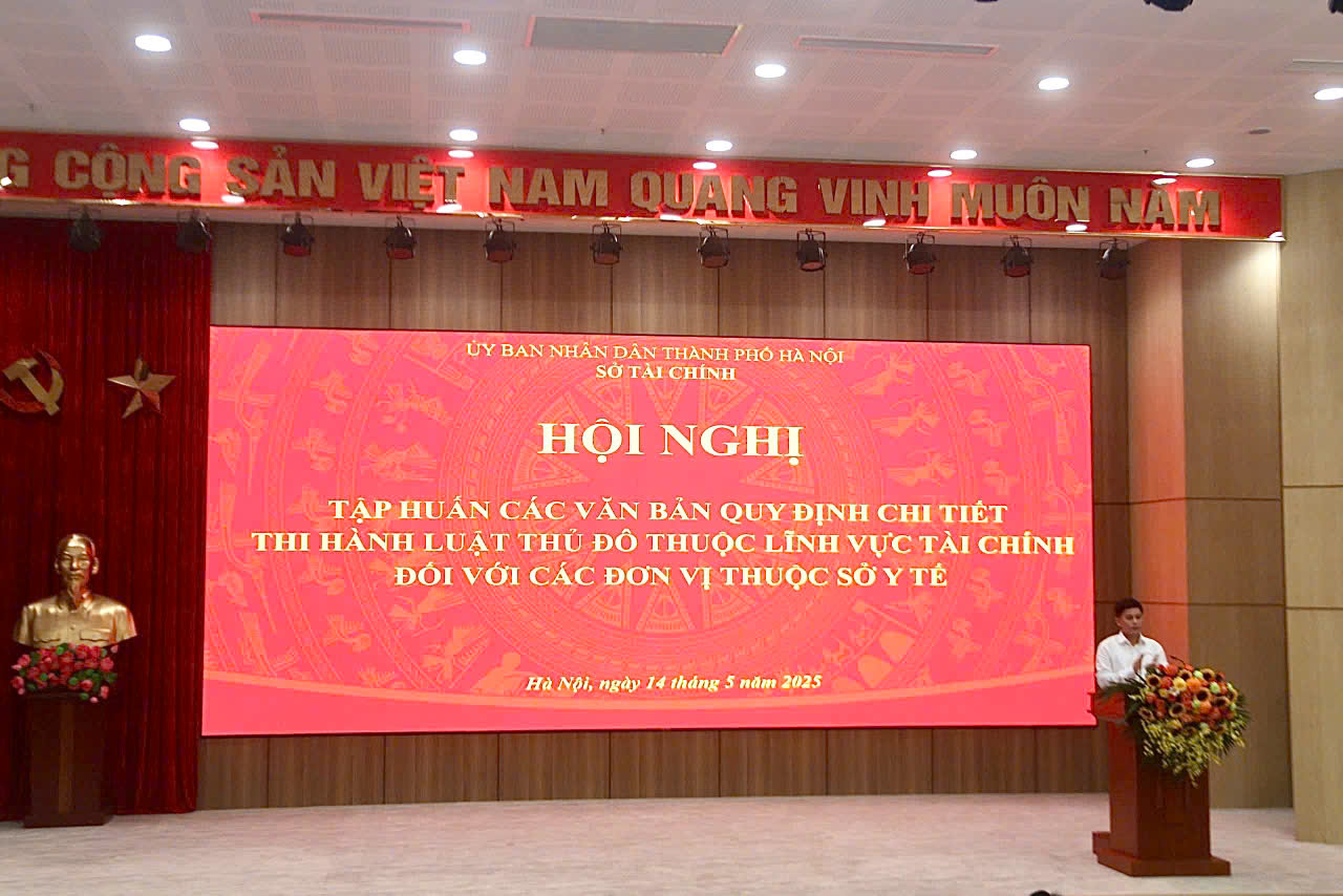 TẬP HUẤN CÁC VĂN BẢN QUY ĐỊNH CHI TIẾT THI HÀNH LUẬT THỦ ĐÔ THUỘC LĨNH VỰC TÀI CHÍNH- Ảnh 1.