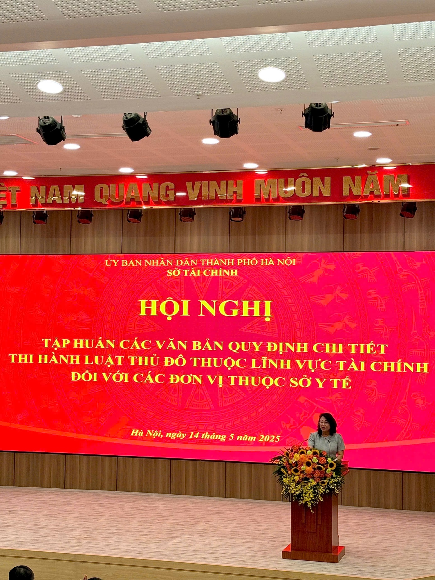TẬP HUẤN CÁC VĂN BẢN QUY ĐỊNH CHI TIẾT THI HÀNH LUẬT THỦ ĐÔ THUỘC LĨNH VỰC TÀI CHÍNH- Ảnh 3.