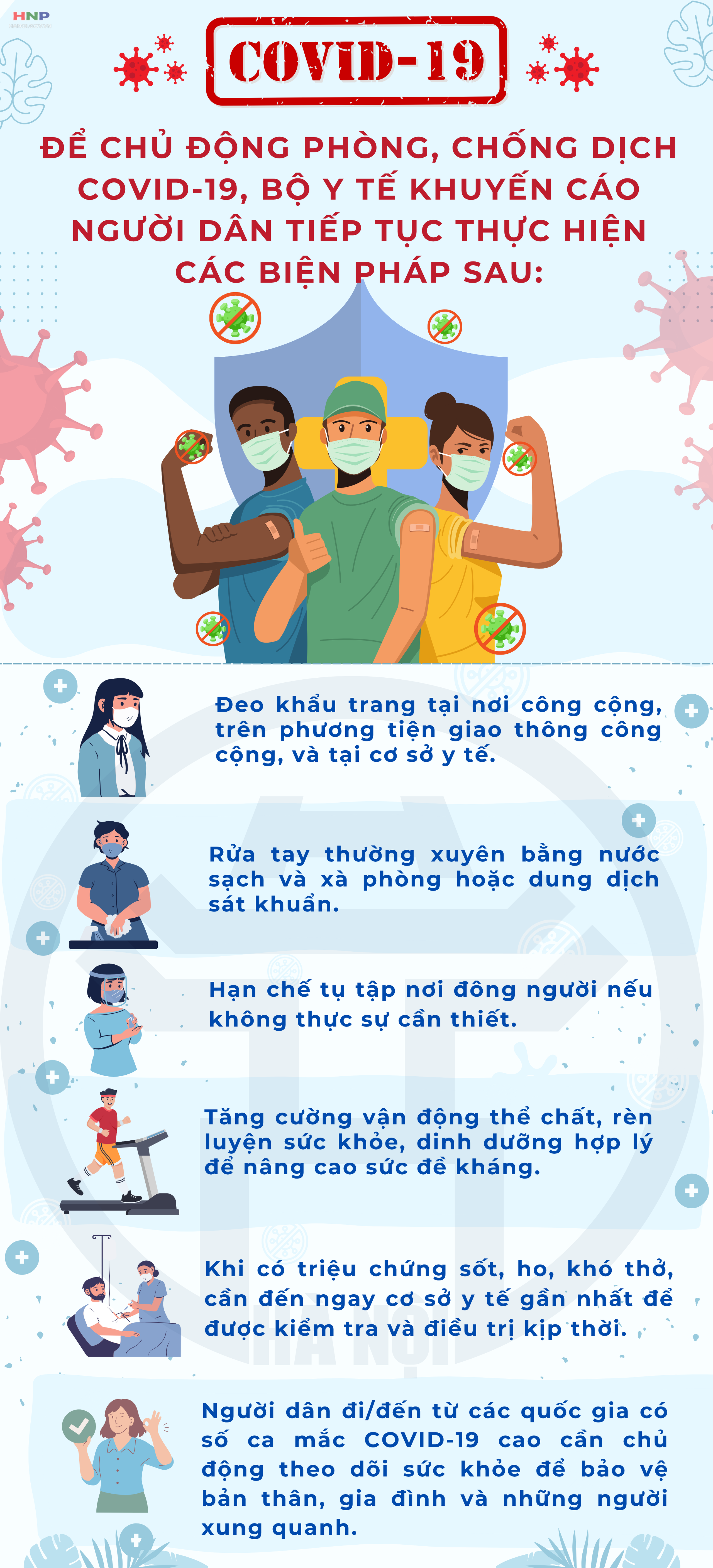 Hướng dẫn mới nhất của Bộ Y tế về cách phòng chống bệnh Covid-19- Ảnh 1.