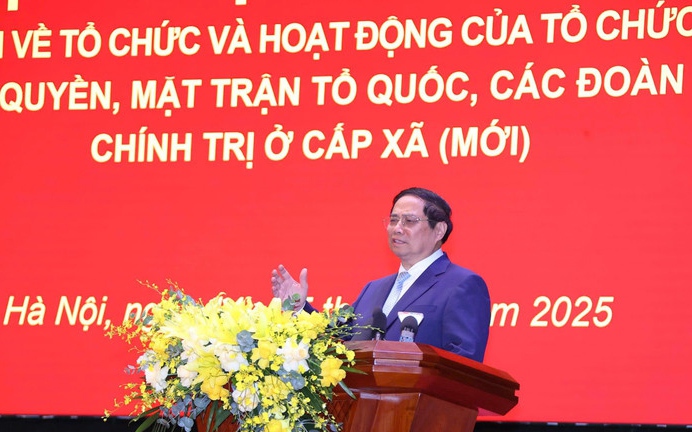 Thủ tướng Chính phủ Phạm Minh Chính phát biểu tại Hội nghị tập huấn