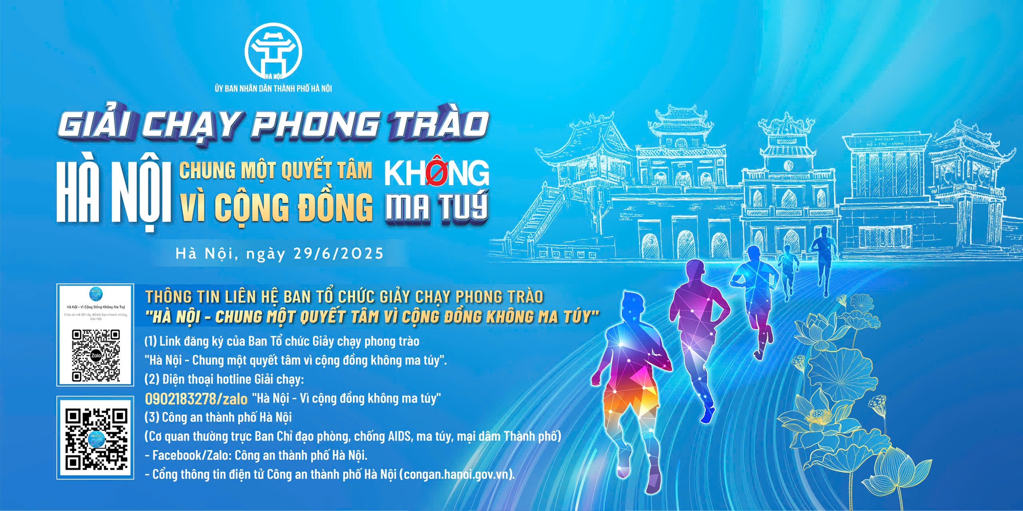 Hà Nội phát động Giải chạy vì cộng đồng không ma túy- Ảnh 1.