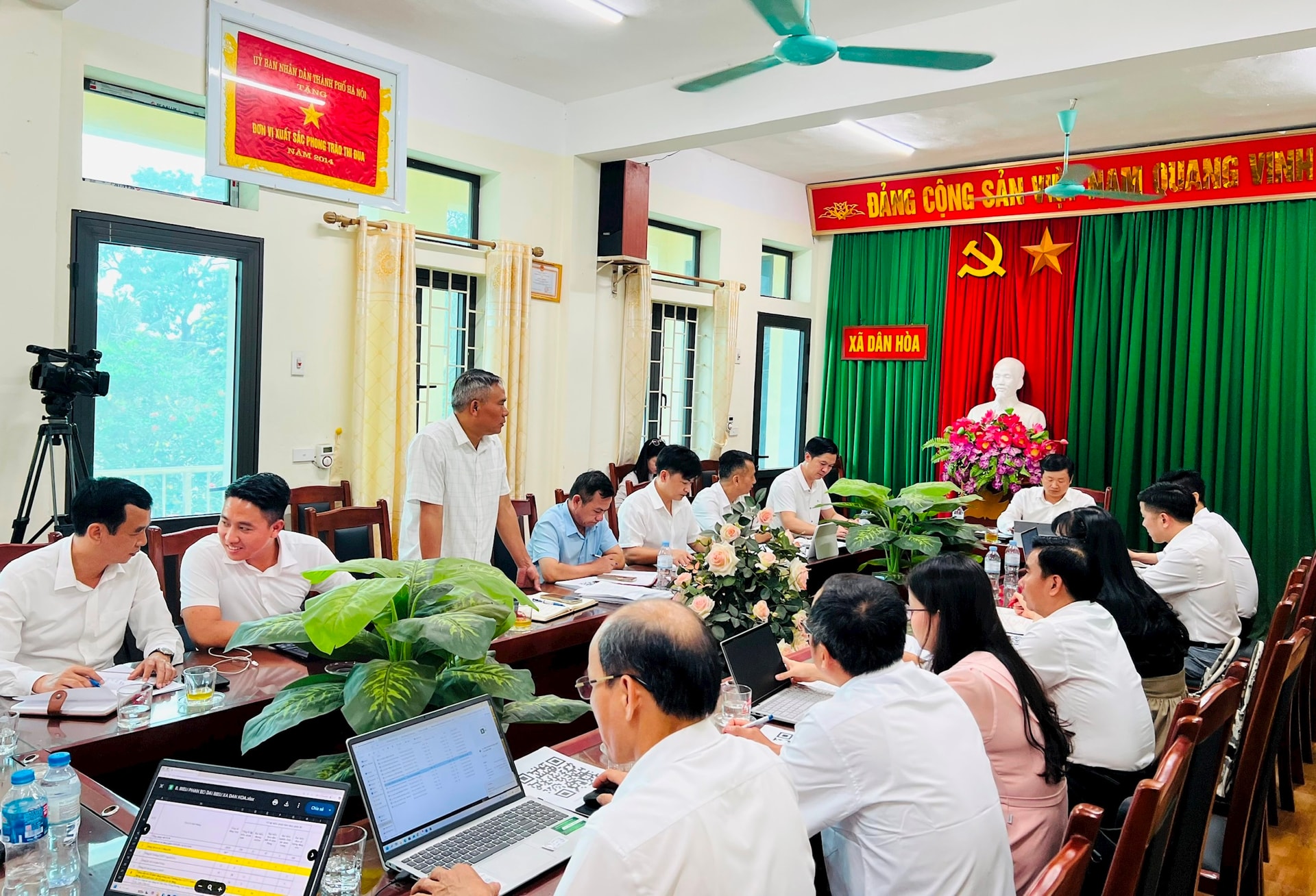 Thanh Oai: Đảng uỷ xã Dân Hoà mới vận hành thử nghiệm- Ảnh 2.