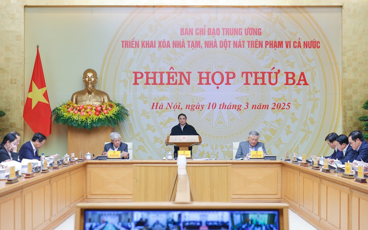 Phiên họp tổ chức tại Trụ sở Chính phủ và kết nối trực tuyến đến trụ sở UBND các tỉnh, thành phố trực thuộc Trung ương