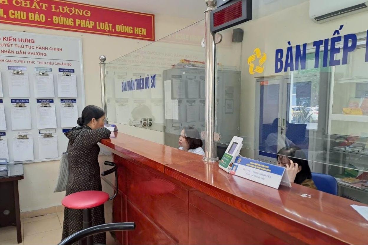 Phường Kiến Hưng triển khai vận hành bộ máy chính quyền sau sắp xếp- Ảnh 1.