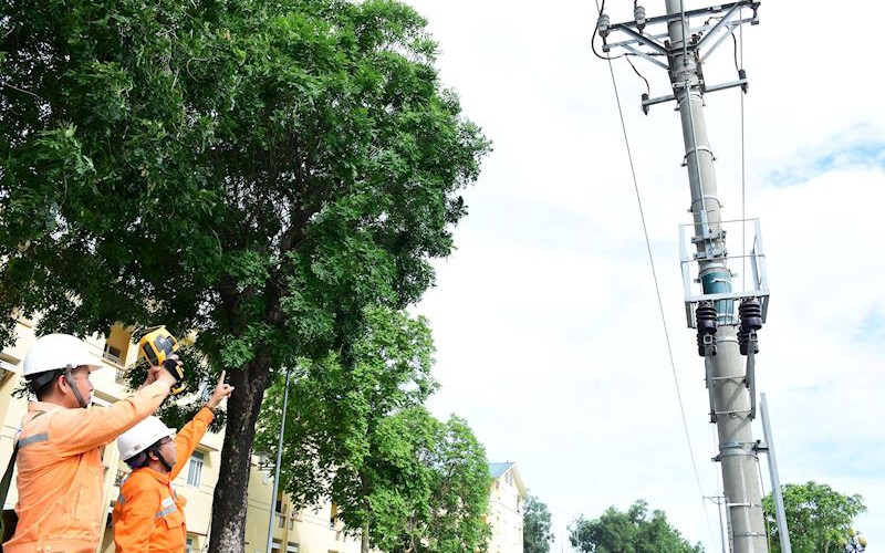 EVNHANOI kiểm tra tình trạng vận hành hệ thống điện tại Trung tâm Huấn luyện Quân sự quốc gia 4