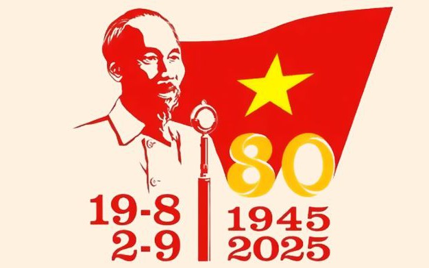 Logo Kỷ niệm 80 năm Cách mạng Tháng Tám và Quốc khánh 02/9