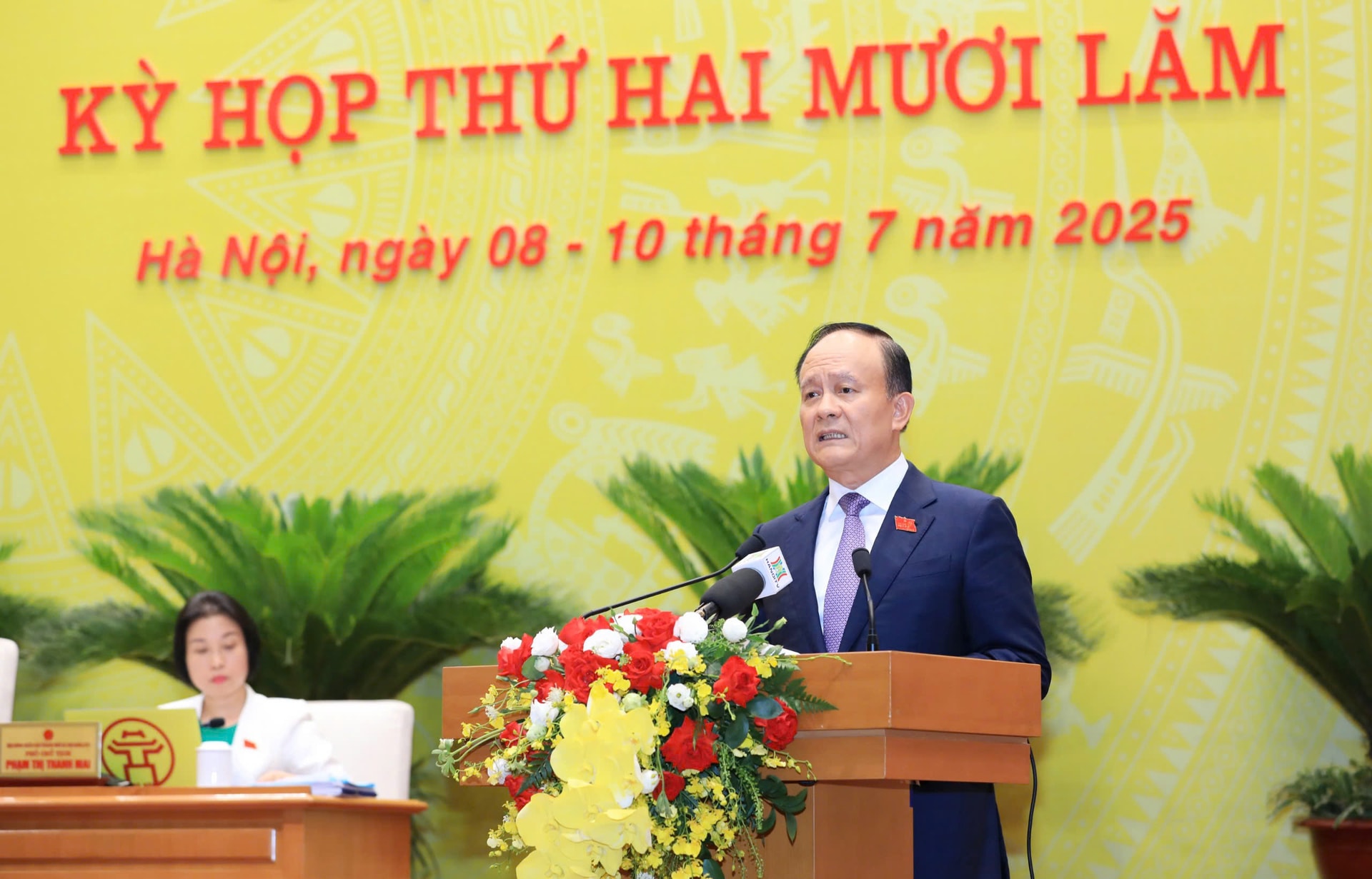 Bế mạc kỳ họp thứ hai mươi lăm, HĐND thành phố Hà Nội- Ảnh 2.
