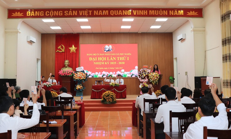 Xã Phú Nghĩa tổ chức thành công Đại hội lần thứ I, nhiệm kỳ 2025-2030- Ảnh 2.