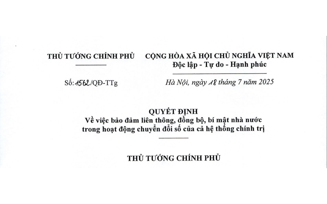 Bảo đảm liên thông, đồng bộ và bảo mật trong chuyển đổi số của hệ thống chính trị