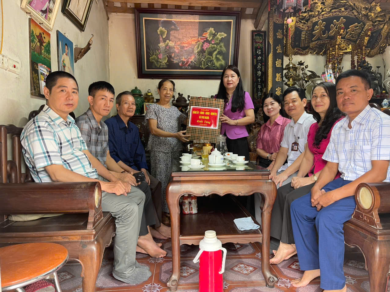 Xã Phú Nghĩa thăm tặng quà tri ân các gia đình chính sách- Ảnh 18.