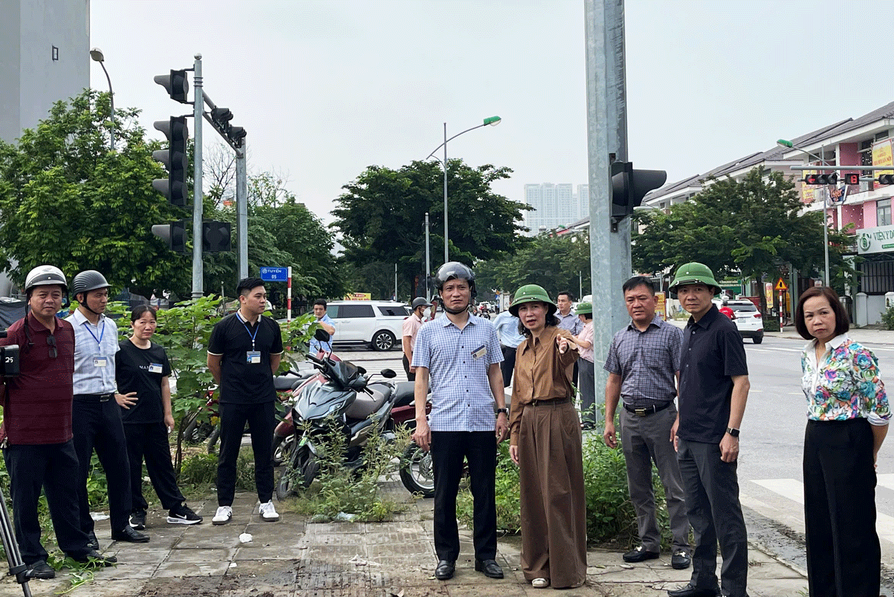 Phường Dương Nội ra quân xử lý vi phạm về trật tự đô thị và vệ sinh môi trường- Ảnh 4.
