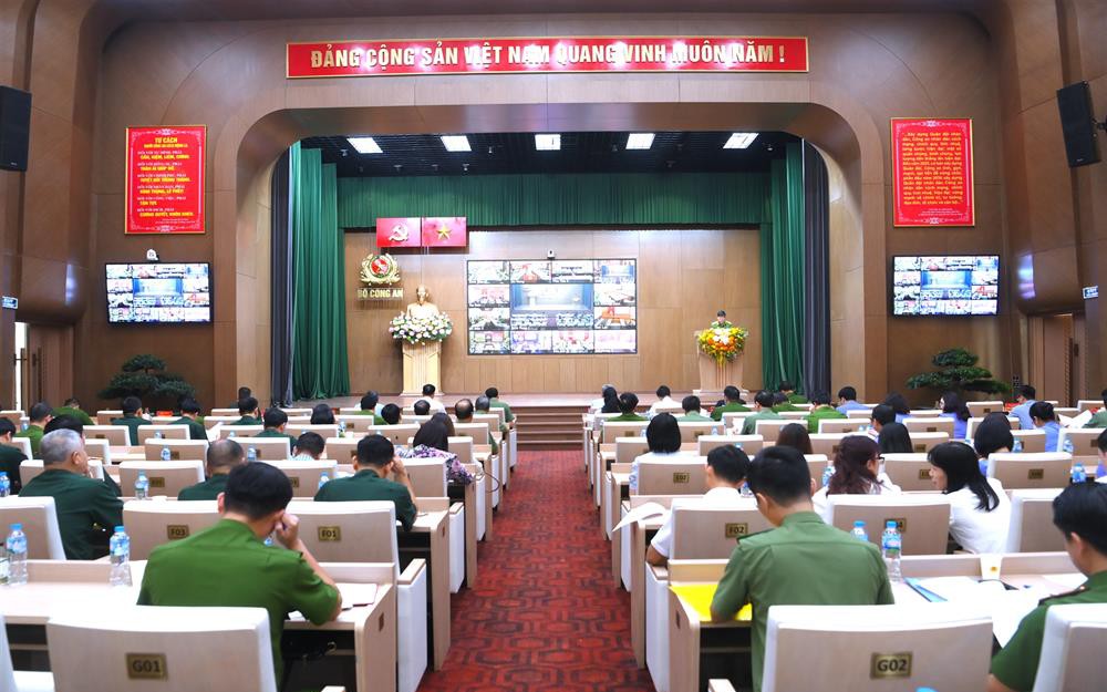 Quang cảnh Hội nghị tại Bộ Công an