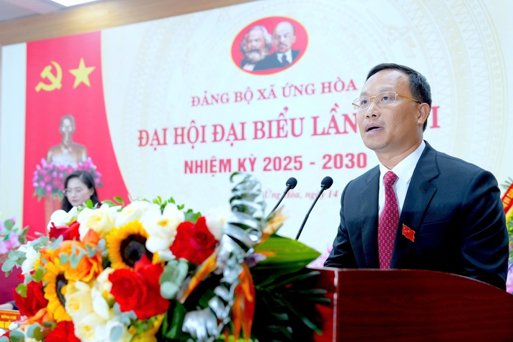 Xây dựng xã Ứng Hòa thịnh vượng, bản sắc, xanh, thông minh, Nhân dân hạnh phúc- Ảnh 2.