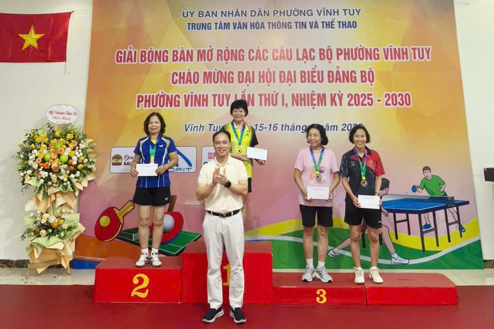 Phường Vĩnh Tuy: Sôi nổi chùm hoạt động thể thao chào mừng Đại hội đại biểu Đảng bộ phường lần thứ I- Ảnh 15. Phường Vĩnh Tuy: Sôi nổi chùm hoạt động thể thao chào mừng Đại hội đại biểu Đảng bộ phường lần thứ I- Ảnh 15.