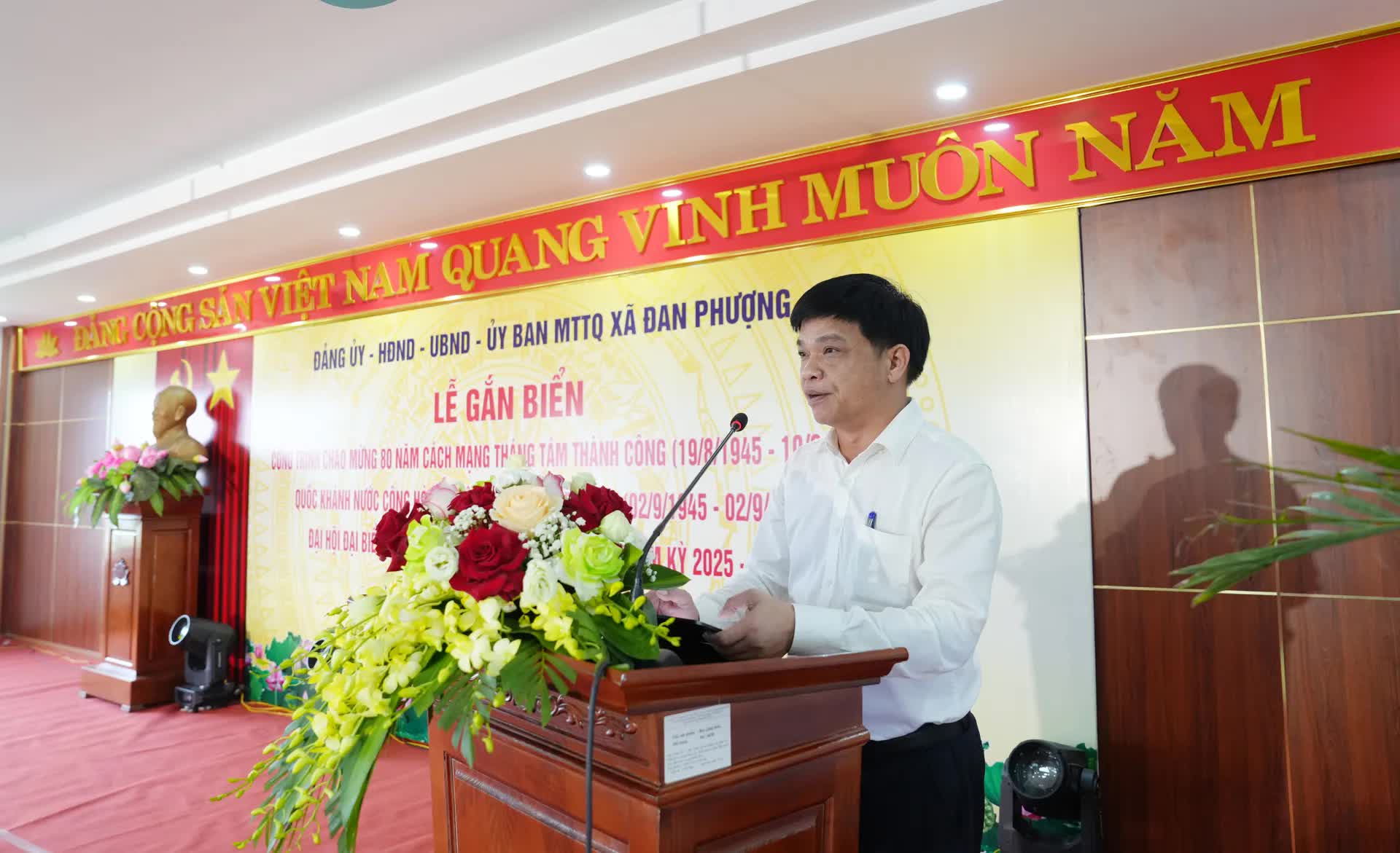 Xã Đan Phượng gắn biển công trình chào mừng Quốc khánh 2/9- Ảnh 3.