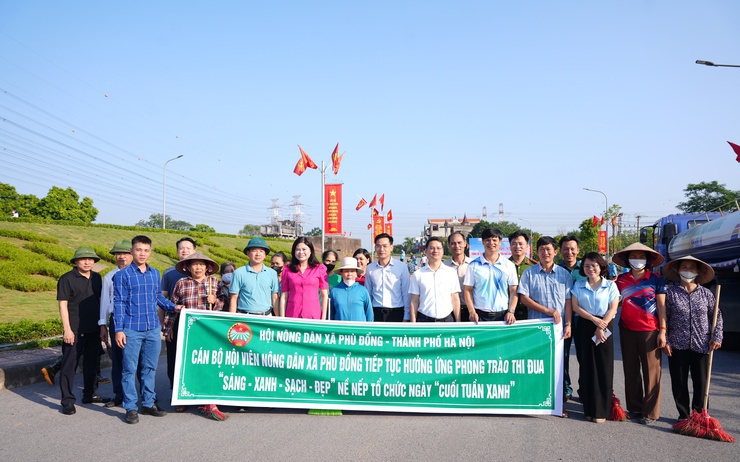Chính quyền và nhân dân xã Phù Đổng chung tay vì môi trường sống Xanh-Sạch-Đẹp
