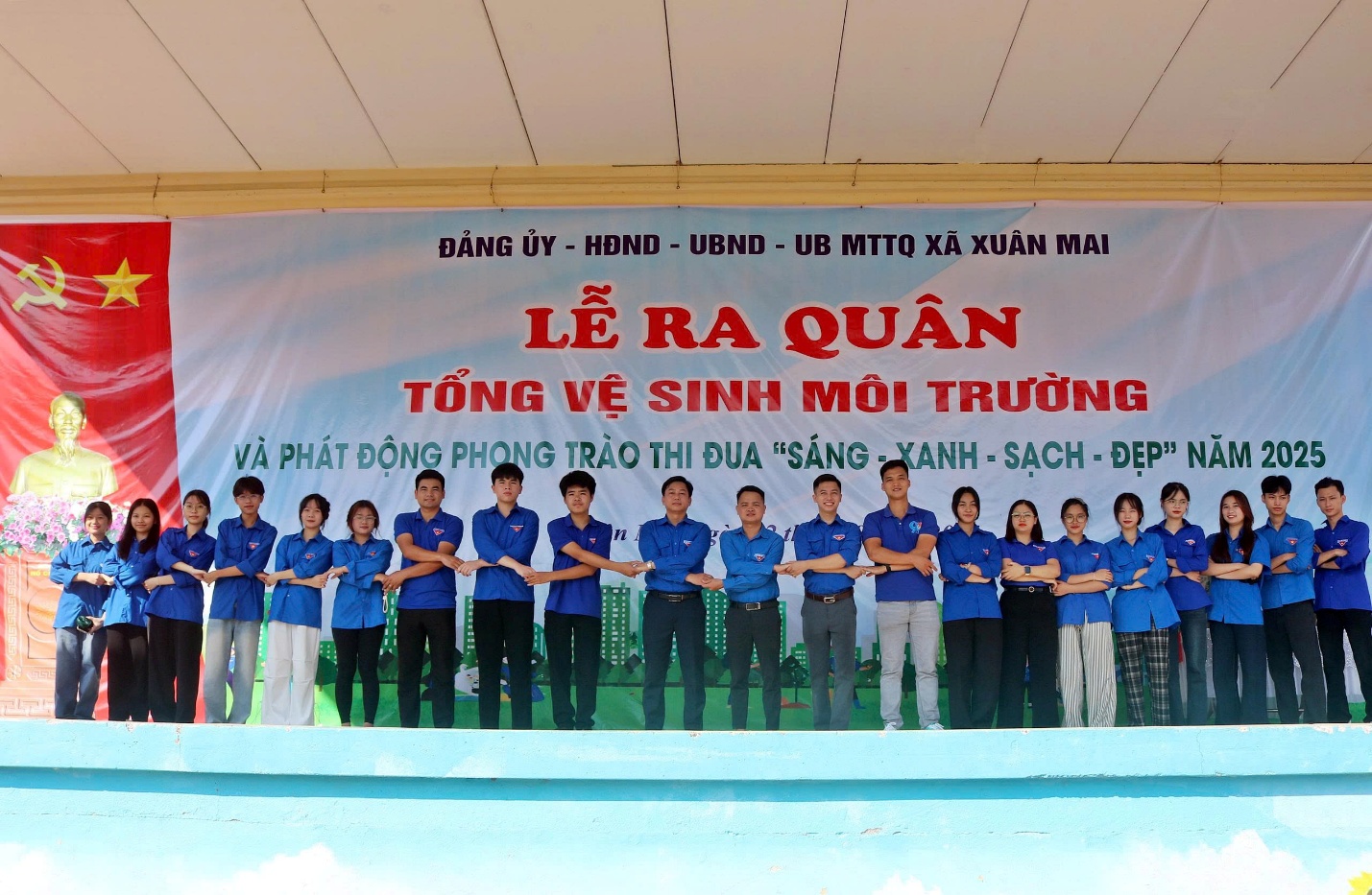 Xã Xuân Mai: Phát động phong trào thi đua “Sáng - xanh - sạch - đẹp”- Ảnh 7.