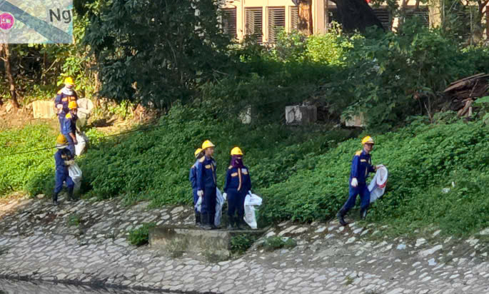 Phường Định Công: Tạo hiệu ứng, lan tỏa thông điệp bảo vệ môi trường sống- Ảnh 3.