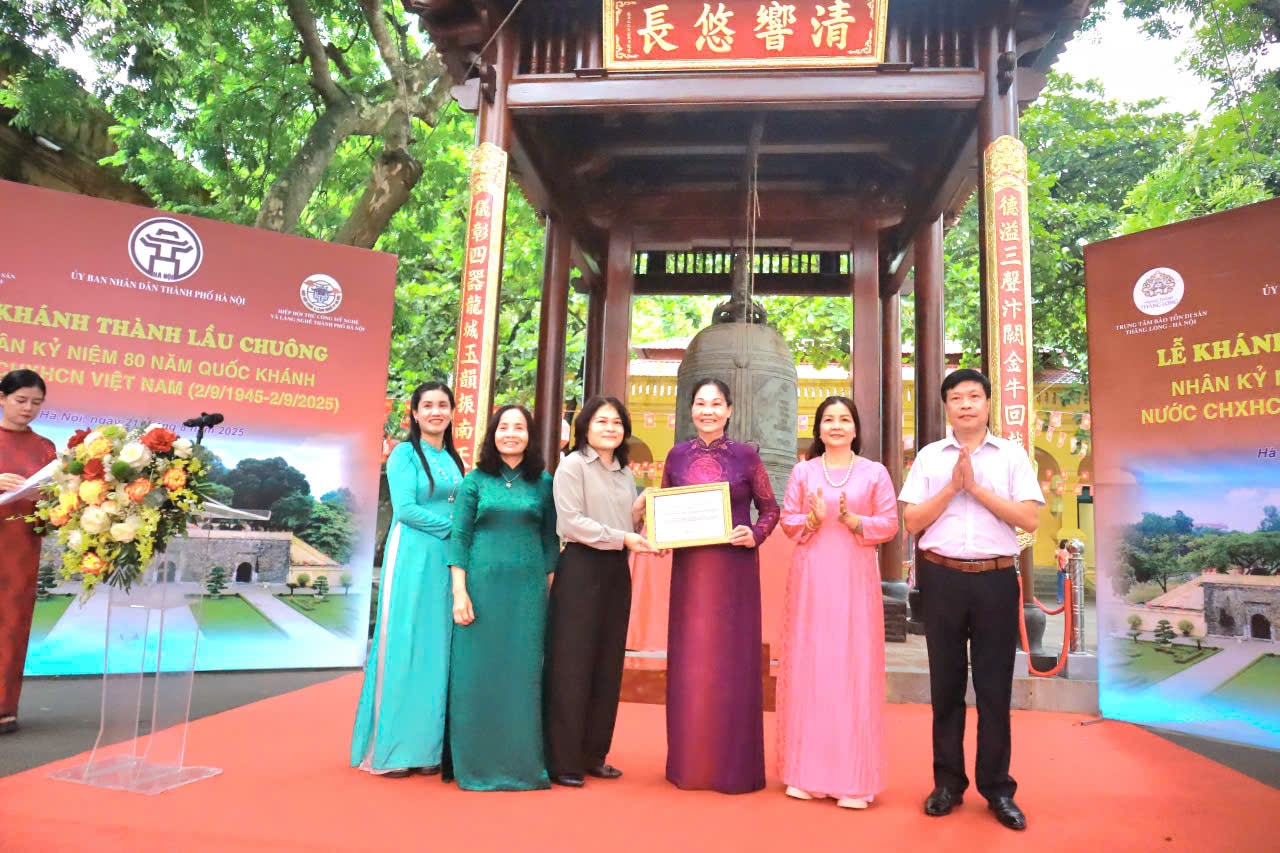 Khánh thành công trình “Lầu chuông” tại Hoàng thành Thăng Long- Ảnh 3.