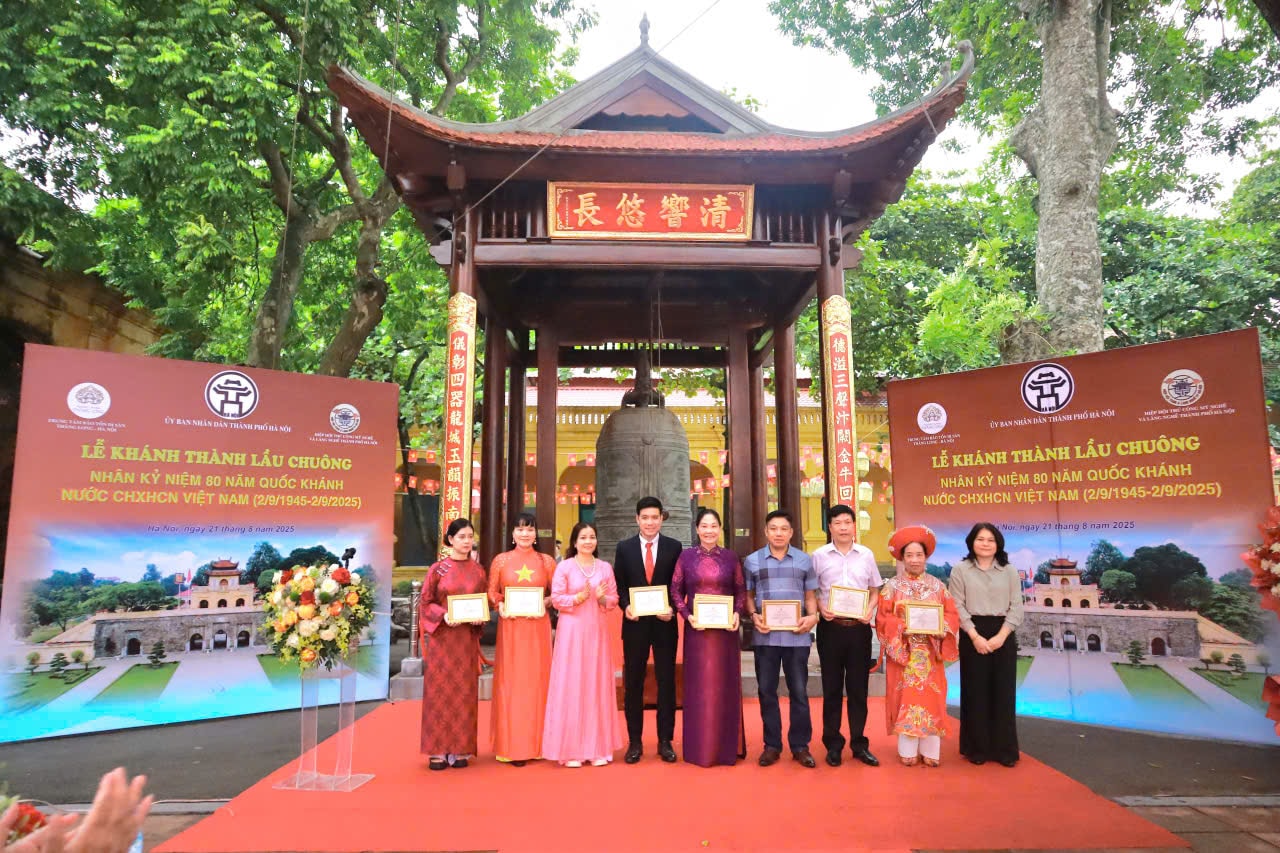 Khánh thành công trình “Lầu chuông” tại Hoàng thành Thăng Long- Ảnh 2.