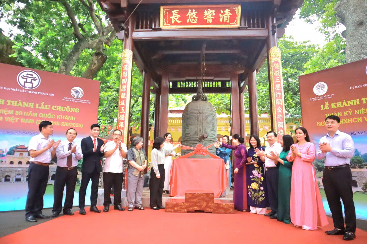 Khánh thành công trình “Lầu chuông” tại Hoàng thành Thăng Long- Ảnh 4.