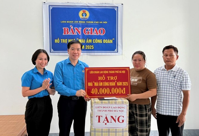 Hà Nội: Hơn 1,2 tỷ đồng tiếp sức giấc mơ an cư cho đoàn viên khó khăn- Ảnh 2.