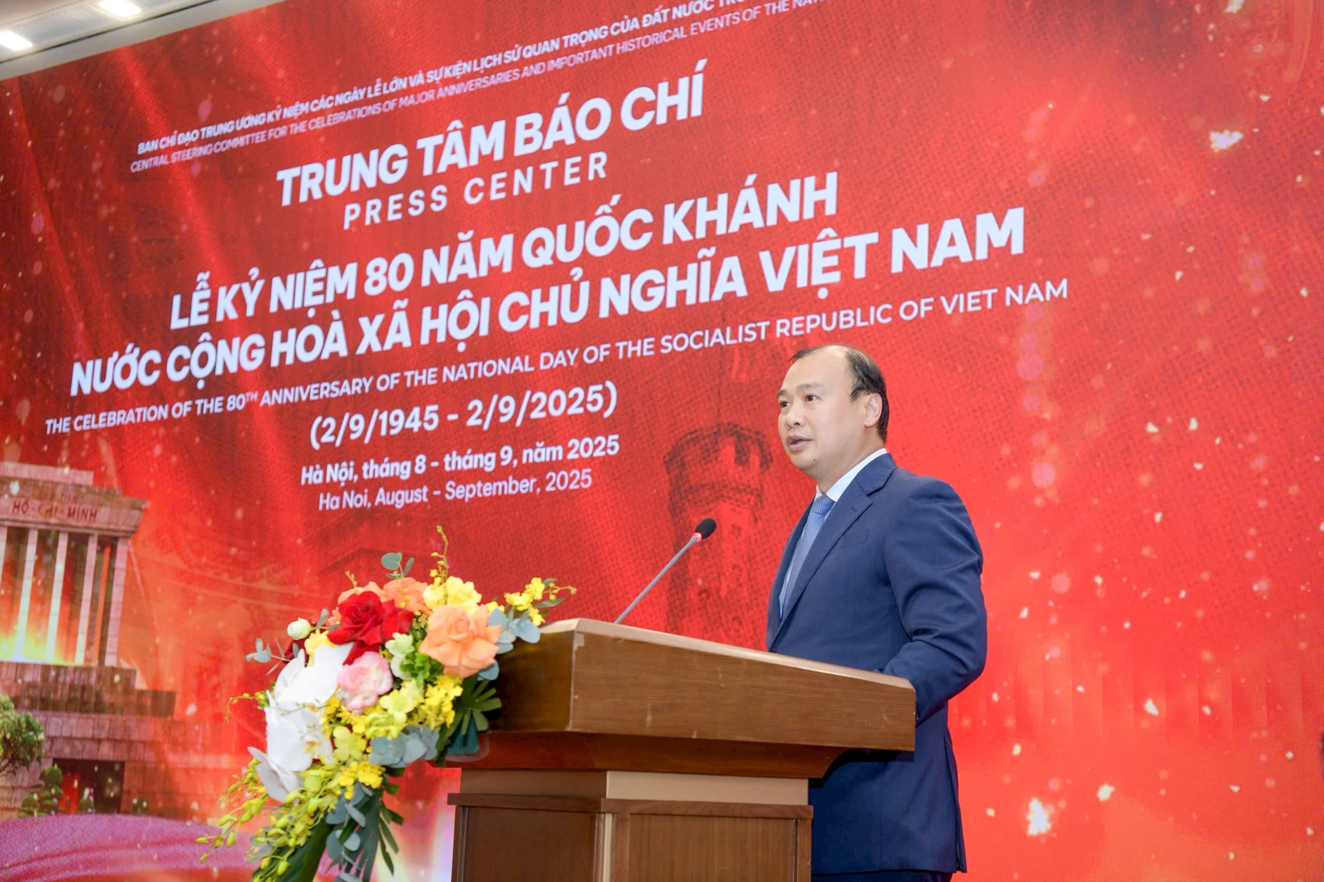 Khai trương Trung tâm Báo chí Lễ kỷ niệm 80 năm Quốc khánh 2/9- Ảnh 2.