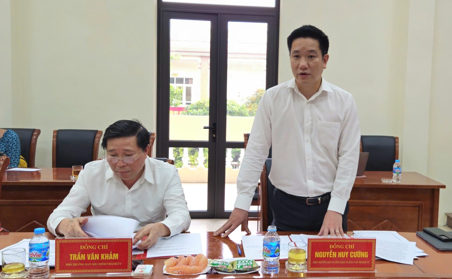 Chủ tịch Ủy ban MTTQ Việt Nam Thành phố làm việc với phường Tùng Thiện, xã Đoài Phương- Ảnh 5.