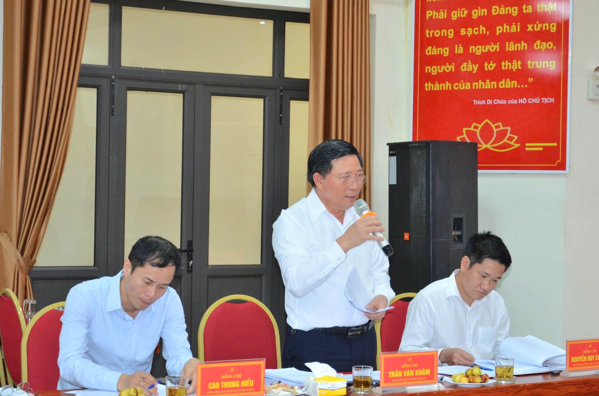 Chủ tịch Ủy ban MTTQ Việt Nam Thành phố làm việc với phường Tùng Thiện, xã Đoài Phương- Ảnh 2.