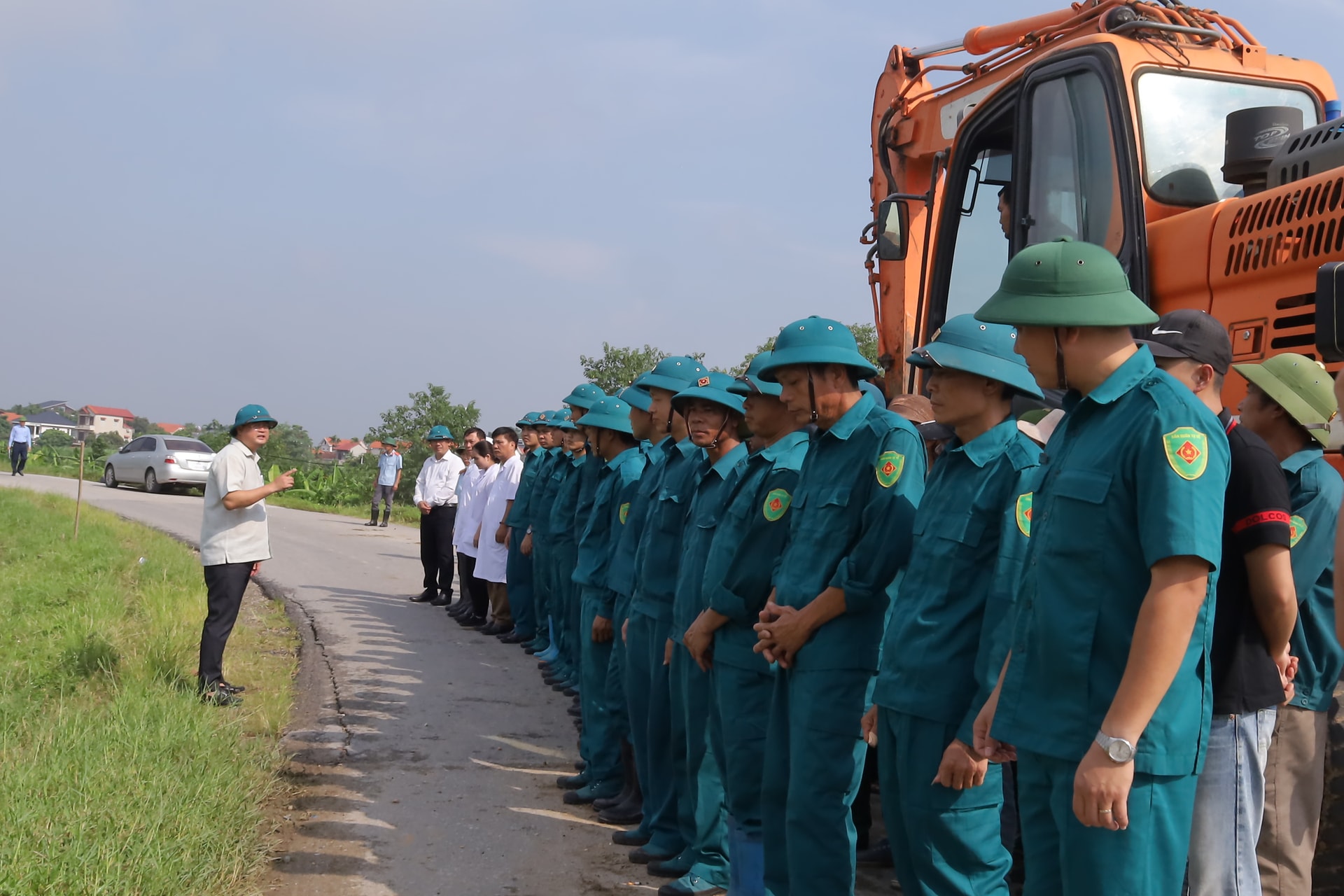 Xã Phúc Lộc diễn tập thực hành xử lý một số tình huống trong công tác phòng, chống thiên tai- Ảnh 2.