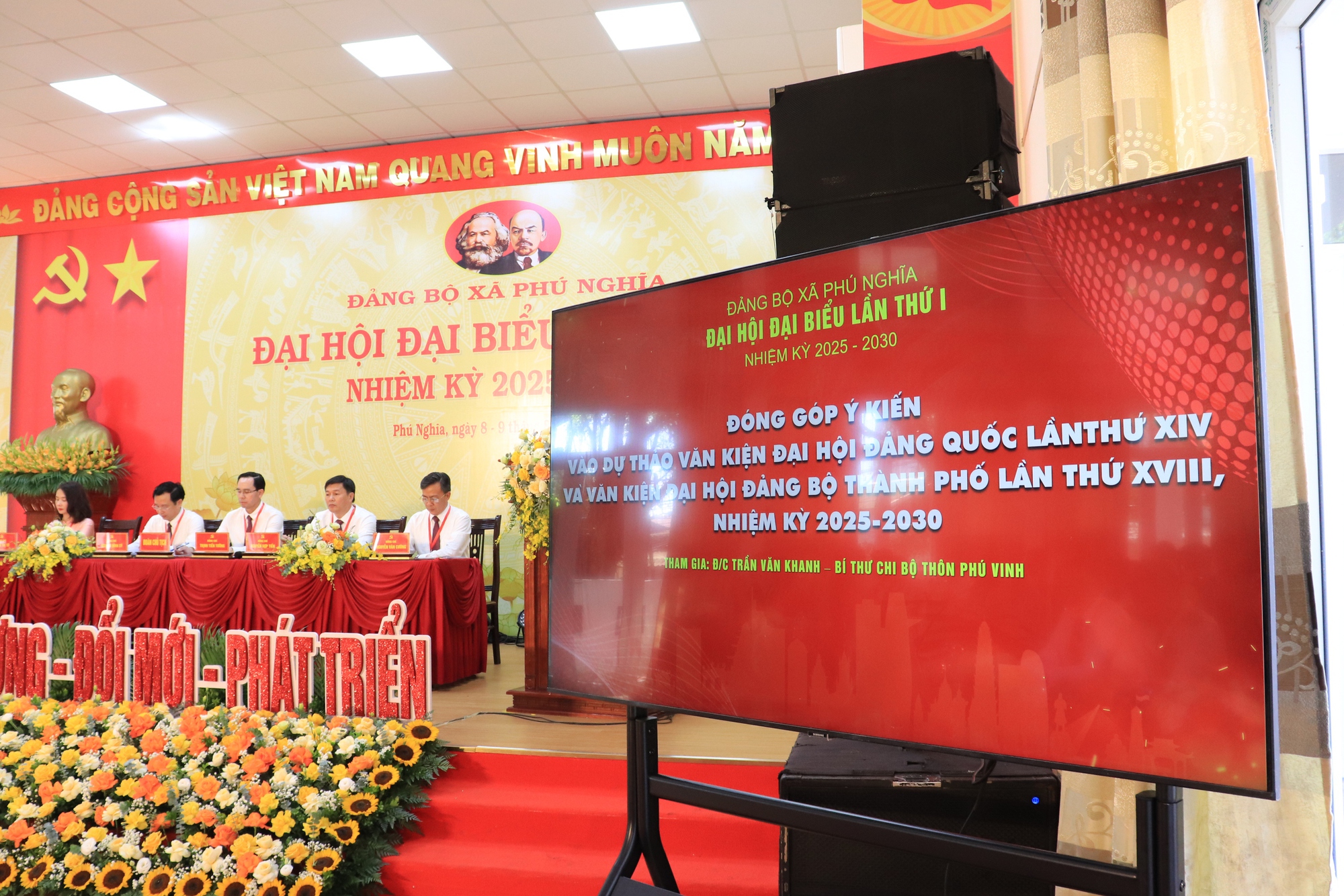 Đại hội đại biểu Đảng bộ xã Phú Nghĩa lần thứ I, nhiệm kỳ 2025-2030 tổ chức phiên trù bị- Ảnh 6.