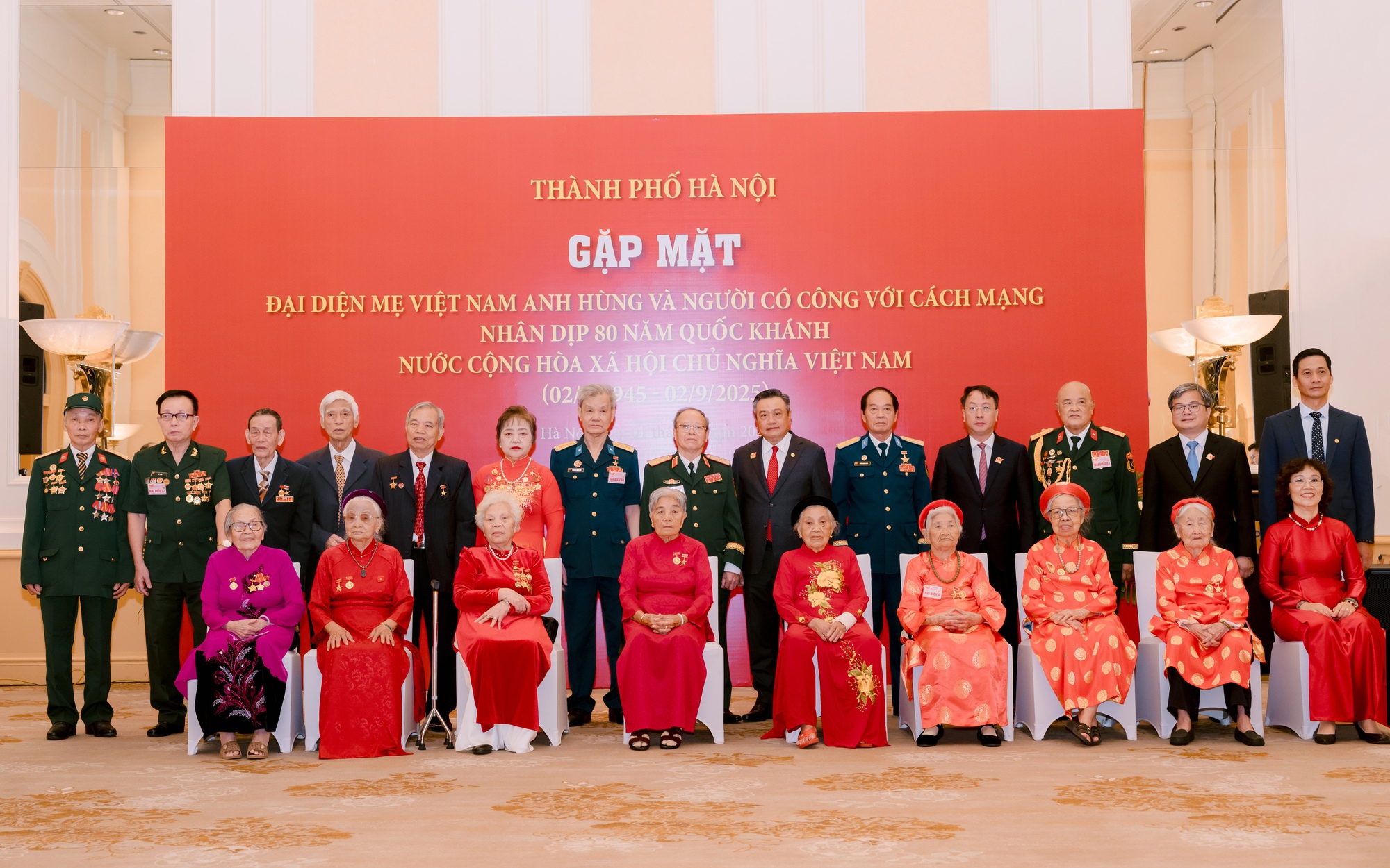 Hà Nội gặp mặt, tri ân Mẹ Việt Nam Anh hùng, Người có công với cách mạng nhân dịp 80 năm Quốc khánh 2/9
